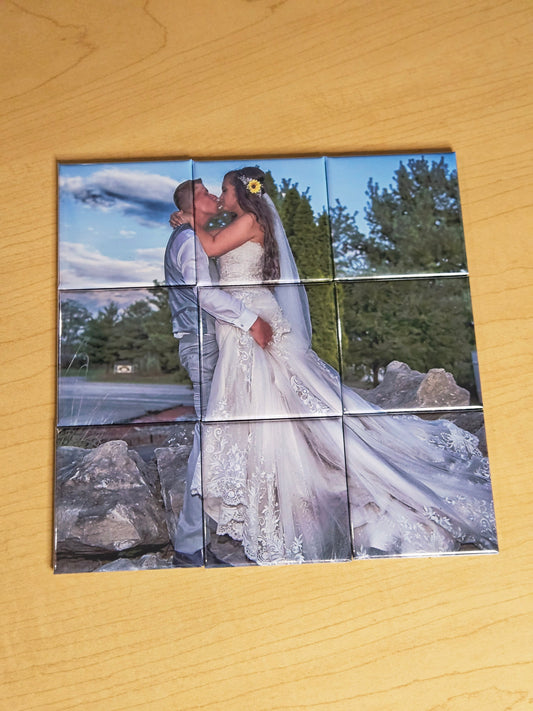 9-Piece Photo Magnet Puzzle