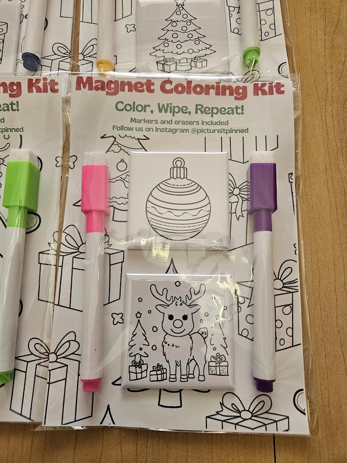 Christmas Dry Erase Magnet Set