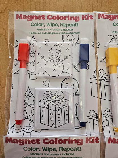 Christmas Dry Erase Magnet Set