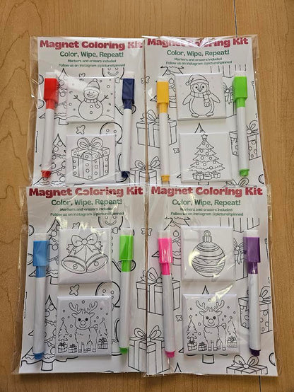 Christmas Dry Erase Magnet Set