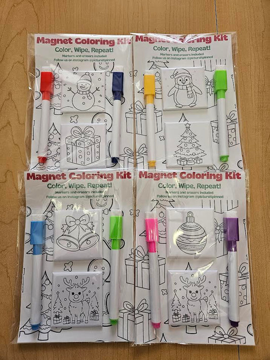 Christmas Dry Erase Magnet Set